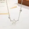 Collar de Estrella para Mujer 2023 Nuevo de Moda Diseño de Nicho Cadena de Clavícula de Alta Gama Simple Elegante Versátil Collar Personalizado para Mujer