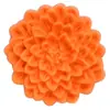 Flores Coloridas Adesivos de Borracha Macia 3D Decorações Planas para Capas de Celular Papelaria Acessórios de PVC 3D Acessórios para Joias DIY