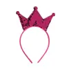 Diadema de Princesa con Lentejuelas Reversibles Corona Diadema Tocado para Niños Festival de Baile Fiesta Actuación en stock Suministro