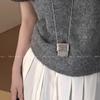 Colar de Pérolas Empilhadas Elegante Estilo Celebridade de Luxo Corrente de Lã Atmosférica Outono e Inverno Feminino Acessórios de Luxo Leve
