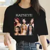 Camiseta Katseye Moda Camiseta Estampada Verano Venta Caliente Camiseta Gráfica Ropa Holgada y Cómoda Adecuada Tanto para Hombres como para Mujeres