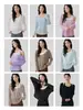 Blusa de Yoga de Manga Larga de Gama Alta para Mujer, Corte Holgado, Camiseta de Fitness Amigable con la Piel, Aspecto Holgado Adelgazante, Blusa Deportiva Transpirable