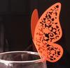 Tarjeta decorativa de San Valentín de AliExpress, pegatina de pared con mariposa 3D estéreo, taza hueca láser, tarjeta de asiento, venta al por mayor