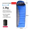Saco de dormir de algodão oco espesso para outono e inverno, saco de dormir à prova de frio para acampamento ao ar livre para adultos, saco de dormir quente para intervalo de almoço no escritório
