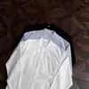 Camisa de Estilo Japonés con Cuello Mao para Hombre 2025, Primavera Vintage de un Solo Bolsillo Casual Simple de Color Sólido con Mangas Largas