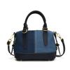 Bolsa quadrada pequena portátil de costura nova moda primavera 2025 bolsa de ombro mensageiro estilo ocidental simples transfronteiriça