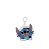 Llavero Acrílico de Punto Nuevo Transfronterizo Periférico Lilo y Stitch Colgante para Mochila Escolar Decoración Regalo Pequeño Atractivo