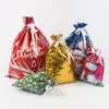 Bolsas de Regalo Navideñas Transfronterizas 2026 Modelo Nuevo Amazon Más Vendido Set de Bolsas de Regalo Navideñas Bolsa con Cordón Bolsa de Dulces