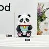 Chaveiro de Boneca Panda Grande Desenho Animado Pingente Caixa Surpresa Arqueológica Boneca de Gota de Cola Máquina de Venda de Bonecas Atacado Acessórios da Caixa Surpresa