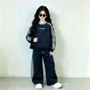 Conjunto de Ropa de Otoño para Niñas, Conjunto Deportivo de Dos Piezas para Niños Mayores, Sudadera Nueva Estilo 2026 para Niña Pequeña, Ropa Infantil Casual Estilo Coreano