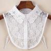 Cuello falso para mujer, cuello falso combinable, suéter multifuncional, cuello falso decorativo para camisa con cuello falso para traje, cuello blanco puntiagudo.