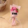 Regalo de Tanabata, flor de jabón rosa, venta al por mayor, decoración de cabeza de flor de jabón, caja de regalo, ramo, regalo, flor de simulación, comerciantes de fuerza