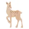 Enfeites de Cavalo de Tróia, Pequenos Cavalos de Madeira de Brinquedo, Decorações para Quarto Infantil, Artesanato em Madeira, Presentes, Personalização de Fábrica