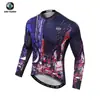 Ropa de Ciclismo Xingheng Otoño Patrón Sombra Hombres Nueva Ropa y Pantalones de Ciclismo Transpirables Ropa de Ciclismo Estampada Top Largo