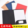 Pasta L para Papel A4 Papel Kraft Inserção Simples e Dupla Pasta para Contratos Pasta Simples para Arquivo de Informações Pasta de Escritório com Logotipo Impresso