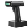 Pistola escáner de código bidimensional Deli 14970/14970W/14970WB escáner de código de barras inalámbrico para supermercado