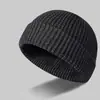 Gorro de Punto Reflectante Súper Popular Transfronterizo Coreano que Muestra la Cara Personalidad Callejera Pequeña Suéter Casual de Lana Tejida para Mujer