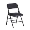 Silla de comedor plegable, simple y portátil, adecuada para apartamentos de alquiler, residencias estudiantiles, sillas de computadora, sillas de entrenamiento para salas de conferencias con respaldo, silla tipo puente