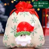 Bolsa de Regalo Navideña Bolsa de Regalo Bolsa de Dulces Bolsa de Regalo de Papá Noel Suministros Navideños Accesorios Caja de Regalo de Terciopelo Dorado
