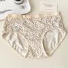 Ropa interior de algodón transpirable con estampado de leopardo y entrepierna antibacteriana para mujer, hipoalergénica, antibacteriana, cómoda, de cintura media, para exportación