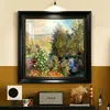 Pintura Decorativa Jardim de Monet Lírio d'Água Francês Restaurante Estilo Europeu Retrô Pintura de Parede Sala de Estar Quarto Corredor Entrada Murais