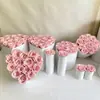 Flores eternas más vendidas de Amazon para el Día de San Valentín, regalo transfronterizo al por mayor, cubos de abrazo multiespecificación, flores eternas personalizadas al por mayor