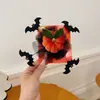 Sombreros de Halloween transfronterizos: Diadema de felpa de fantasma de calabaza, diseño versátil de nicho, disfraz de cosplay, accesorio para el cabello peculiar para mujeres
