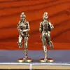 Modelo de figurilla de soldado especial de latón, modelo de soldado rey de ventas cruzadas de fuerzas especiales temáticas de la Fuerza Delta, adorno decorativo