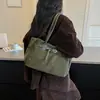 Bolso de gamuza para mujer, gran capacidad, alta gama, versátil, bolso de hombro, bolso de axila, moderno, retro, de nicho, bolso tote para el trabajo