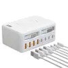 Cargador Transfronterizo Modelo Nuevo 320W Cable Retráctil Estándar Europeo Adecuado para Teléfonos Móviles y Tablets Samsung y Apple, Carga Rápida para Dispositivos Apple