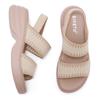 159-4 primavera e verão em estoque novas sandálias de sola grossa e chinelos leves antiderrapantes confortáveis sapatos femininos casuais uma geração de cabelo