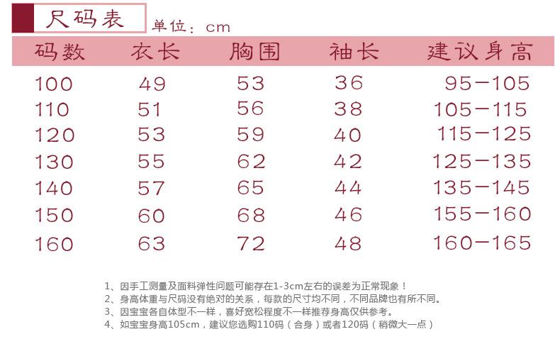 体服尺寸