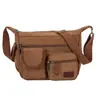 Bolsa de Lona para Carter de Negocios Maletín para Hombre Bolso Casual para Hombre Bolso de Mensajería Express Mochila Bolso Cruzado de Hombro de Gran Capacidad