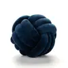 Almofada Decorativa Estilo Nórdico com Pompons, Almofada de Bola Enrolada em Veludo Trançado com Três Fios, Almofada, Tapete para Vão de Janela com Nós