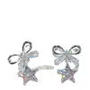 Pendientes de Corazón Diseñados para Otoño e Invierno para Mujer Aguja de Plata S925 Moda Exquisita de Nicho Versátiles Pendientes Galvanizados Ecológicos