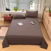Nuevo juego de ropa de cama para el hogar 2026, 100% algodón cepillado y engrosado, color liso simple, suave y amigable con la piel