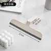 Cubo de basura mini de escritorio con asa para snacks del hogar, papel de cáscara, cesta pequeña para papel, cepillo de limpieza para mesa de cocina