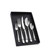 Produtos Mais Vendidos Talheres de Aço Inoxidável Conjunto de 4/5 Peças Estrela Diamante Quatro Peças Principais Caixa de Presente Conjunto de Faca, Garfo e Colher para Comida Ocidental
