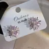 Brincos de Agulha de Prata Estilo Francês de Luxo Leve de Nicho para Mulheres, Exquisitos e Compactos, de Alta Qualidade, Estilosos, Versáteis, Elegantes Acessórios de Orelha