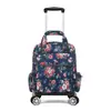 Bolsa de viaje mini plegable ultraligera al por mayor, bolsa de carrito pequeña universal con ruedas portátil, caja de tela para viaje de abordaje