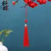 Venda Direta do Fabricante: Pequeno Pingente de Borla de 8cm com Contas e Tampa, Pingente para Pendurar, Pen Drive USB, Hanfu, Bagagem, Marcador de Página, Acessórios