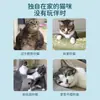 Brinquedo Varinha Agitadora para Gatos, Gadget de Autoentretenimento de Qualidade para Filhotes, Haste Longa com Cabeça de Pena Substituível e Ventosa