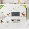 Adesivos de parede fábrica atacado New Deer sob Green Tree Quarto sala de estar removível adesivos decorativos de parede SK9176