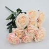 Ramo de rosas de simulación de comercio exterior, flores falsas, decoración del hogar, accesorios de fotografía, rosas, 10 rosas rojas