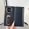 Adequado para Capa de Celular Flip Business Huawei Matex7 com Suporte de Pulso Giratório, Capa Protetora Matex6 Kevlar X5
