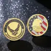 Monedas Conmemorativas de Comercio Exterior, Monedas de la Fuerza Aérea de EE. UU., Monedas de Desafío, Monedas Pintadas, Monedas de Oro y Plata para Fans Militares de EE. UU., Venta al por Mayor