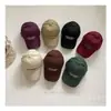 Boné infantil estilo coreano Boné de sol moderno estilo coreano bordado com letras para meninos e meninas Bebê Viagem Versátil Boné de beisebol