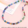 Cuentas de Vidrio Flor de Mil Flores Forma Redonda Corazón para Manualidades DIY Materiales para Hacer Pulseras y Accesorios de Joyería