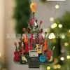 Novo produto transfronteiriço: Pingente decorativo de pássaro simulado plano de acrílico para Natal, árvore de Natal, casa e decoração de mochila