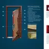 Porta de Segurança Branca para Uso Residencial, Design com Padrão de Diamante, Design Antifurto, Porta de Entrada para Compras de Projetos